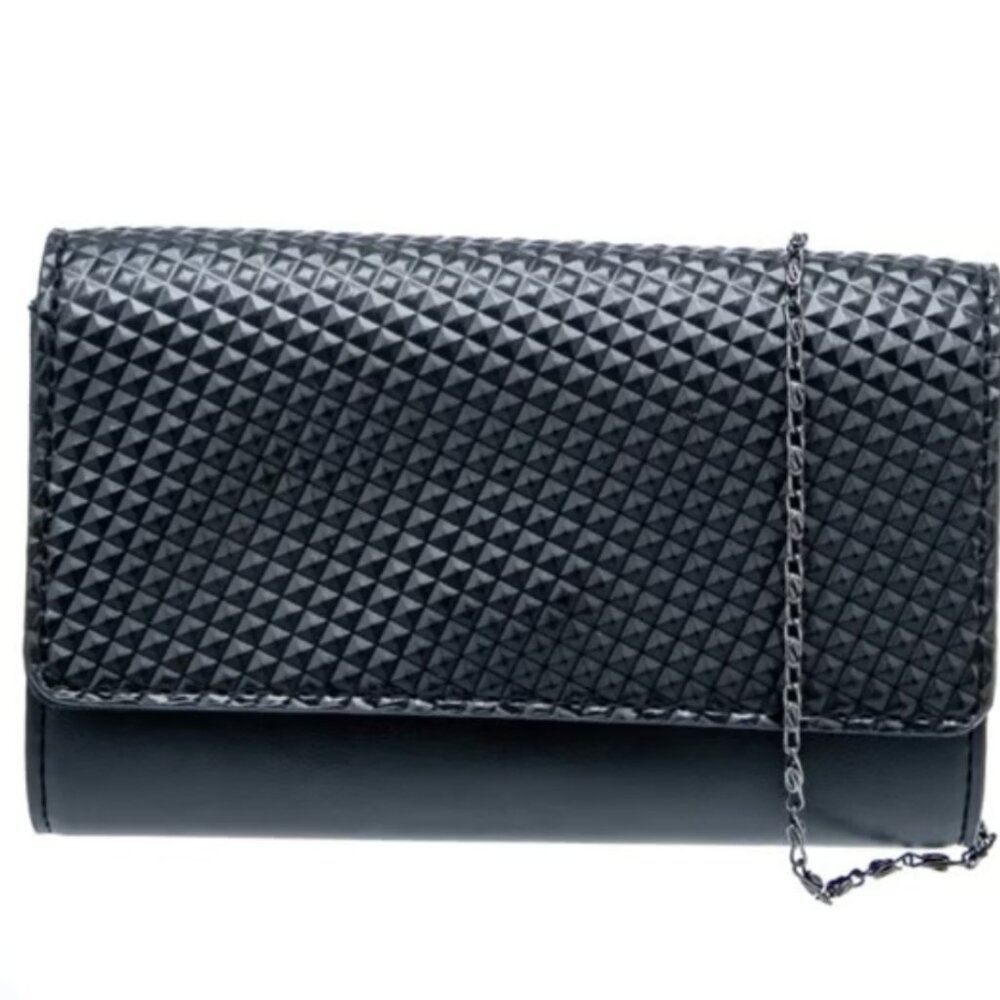 Black Nieman Marcus Crossbody Clutch